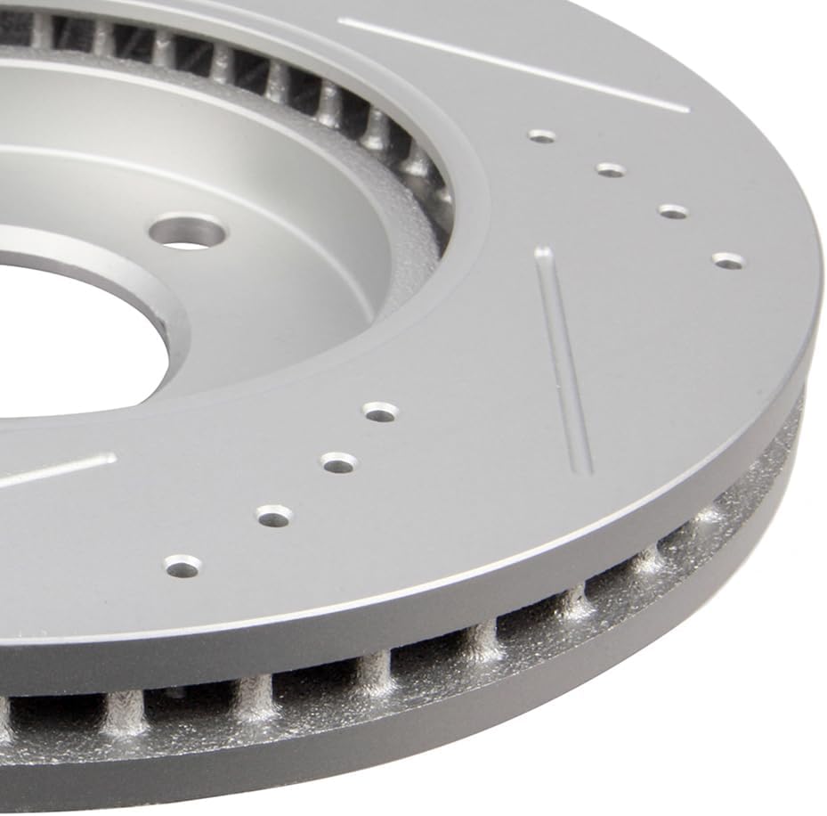 SCITOO Disc Brake Rotors Kits 53004 Front Vented Brake Rotors Fit For Chrysler For Town & Country 2001-2007,For Chrysler For Voyager 2003,For Dodge For Caravan 2001-2007
