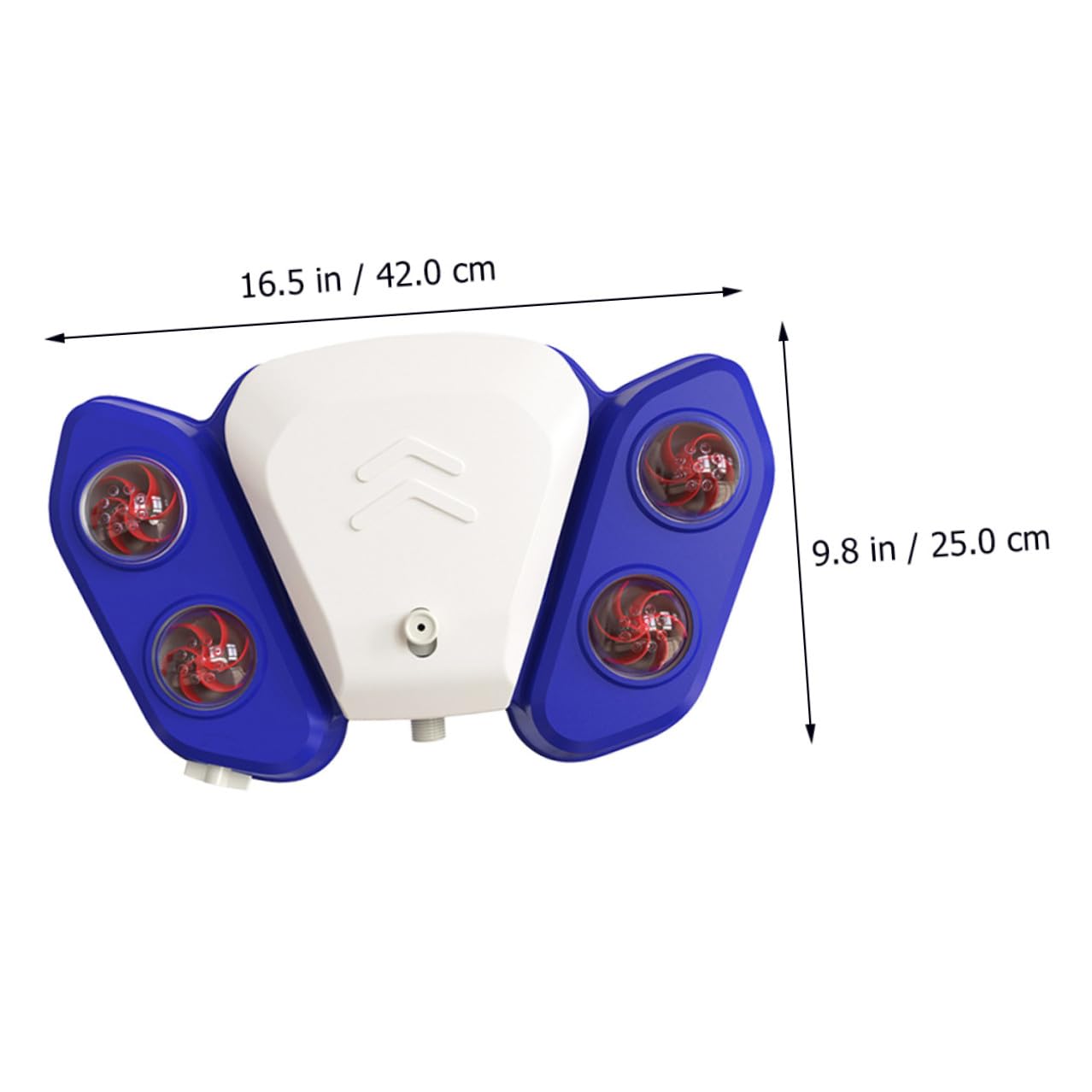 Jouet Arroseur pour Chien Multifonctionnel pour Jeu et Bain Bleue