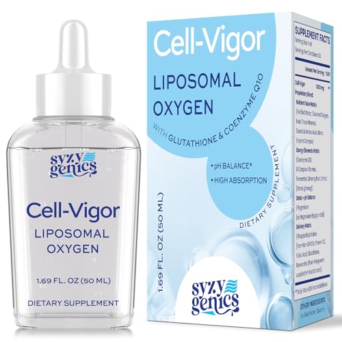 13-in-1 Liquid Oxygen & Nutrient Supplement – Oxygen Boost Liposomal High Absorption Formula with