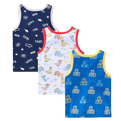 Image of Kidbee Cotton Vests for Boys & Girls (Set of 3)