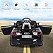 HONEY JOY Ride On Car, 12V Licensed Audi TT RS, Battery Powered Motorized Vehicle w/2.4G Remote Control, LED Lights, Horn, High/Low Speed, 4 Wheel Electric Car for Kids, Gift for Boys Girls(Black)