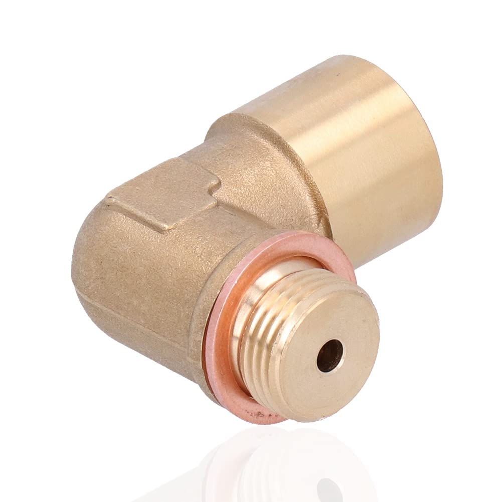 Adapter Czujnika Tlenu Akozon, Uniwersalny Przedłużacz Czujnika Tlenu M18x1.5 90 Stopni Kątowy Przedłużacz Czujnika Tlenu Adapter Dystansowy do Samochodu