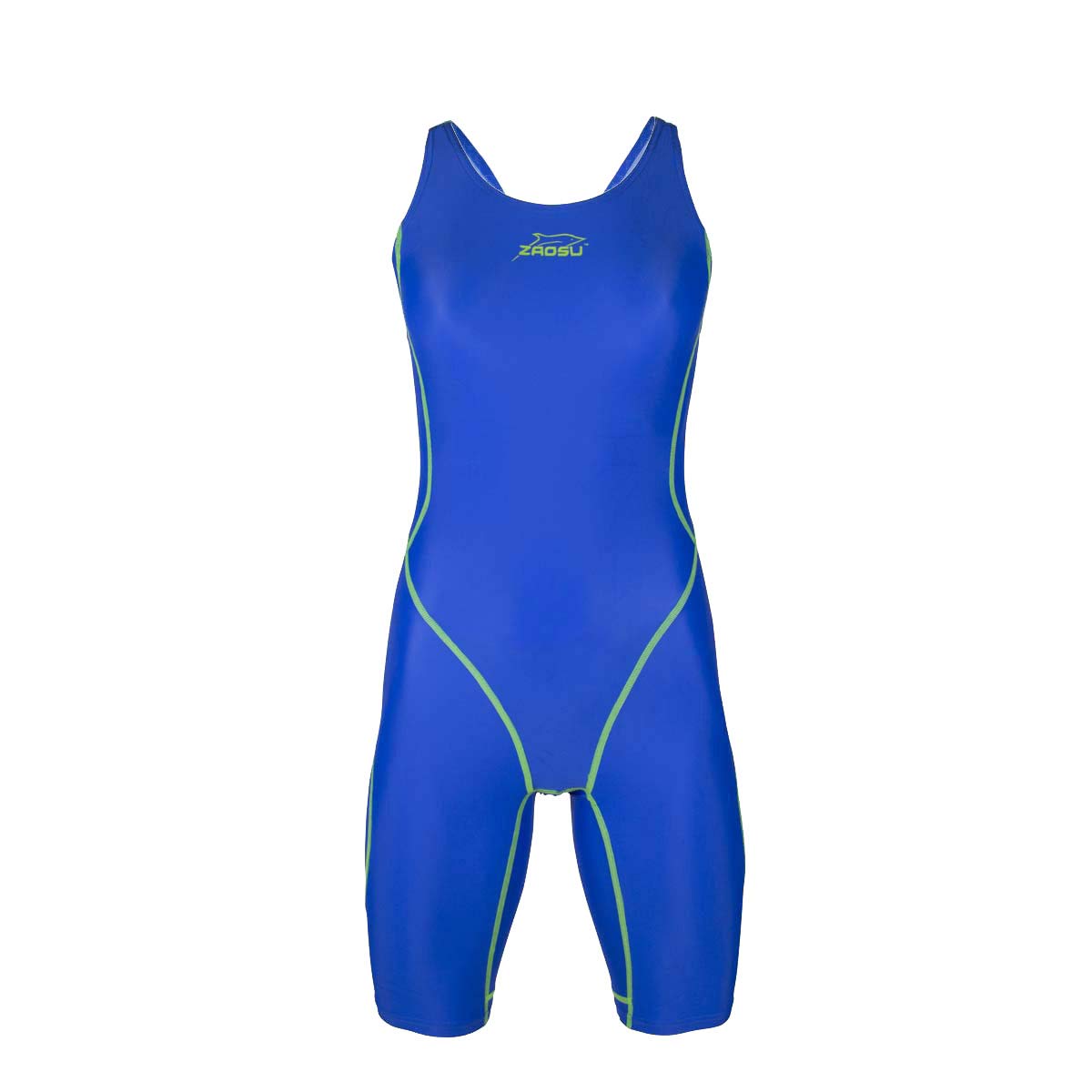 ZAOSU Wettkampf-Schwimmanzug Z-Blue für Mädchen und Damen in blau