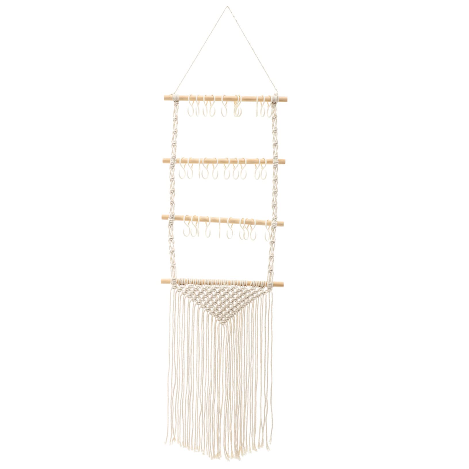 Organisateur macramé pour accessoires de coiffure idée cadeau fille