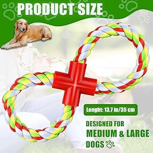   Dog-Rope-Toys-for-Aggressive-Chewers-Tough-Dog-Chew-Toys-for-Medium-Large-Dog-Breeds-Dog-Grinding-Teeth-Chew-Toys-Interactive-Cotton-Tug-of-War-Dog-Toy-Light-Color
