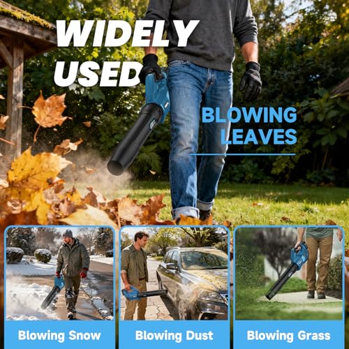 Leaf Blower Cordless, 650CFM Electric Leaf Blowers - image 7