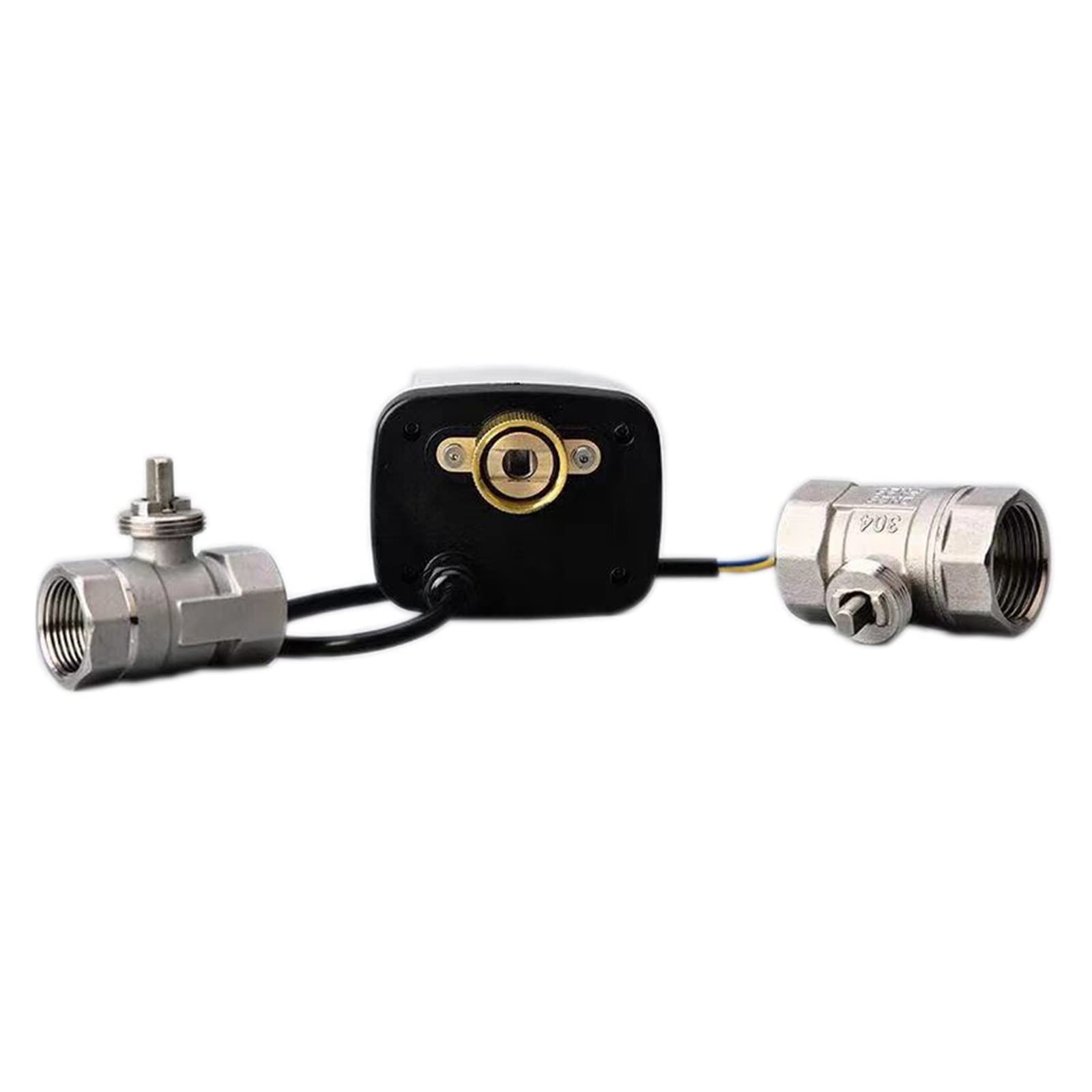 resistere ad alta pressione e temperatura estremi DN15 DN20 DN25 Valvola motorizzata in acciaio inox 220V 12V 24V 3 fili 2 valvola a sfera elettrica di controllo Grande coppia motore in metallo