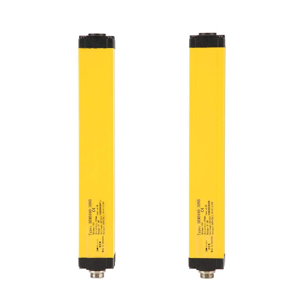 Keenso DC12V / 24V BEM0440-30NB Lichtvorhang Sensor Schalter Sicherheitslichtgitter Sicherheitsgerät Industrielle Steuerungen