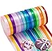 Produktbild 16 Roll Satinband Geschenkband - Seidenband Geschenkbänder Dekoband (400 Yards 10mm), Stoffband Schleifenband Bunte Bänder für Basteln Geschenk DIY Haarbänder Hochzeit Party Decor
