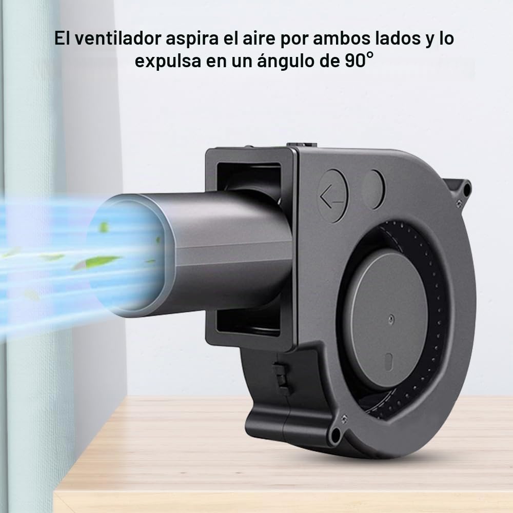 Turbina soplador equipado con salida de aire, horno de barbacoa, estufa de leña, horno de aceite usado, lata de ventilador regulador de velocidad