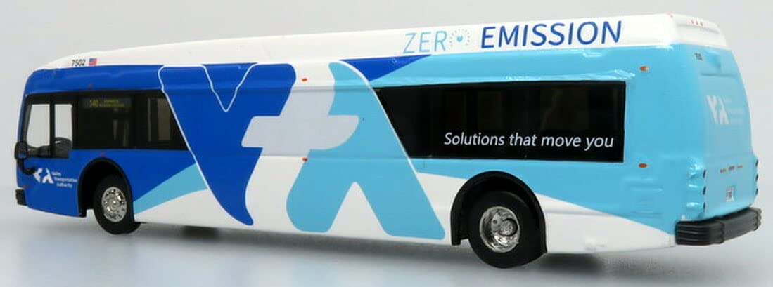 Amazon.com: Iconic Replicas Proterra Catalyst ZX5 Diecast Bus from