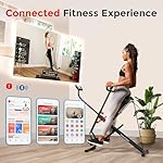 Sunny Health & Fitness Smart Upright Row-N-Ride Trainer w/Adjustable Resistance & 330LB Weight Capacity, Foldable Home Exercise Equipment for Arm, Glute & Leg Training, Free SunnyFit App Connection - Image 5