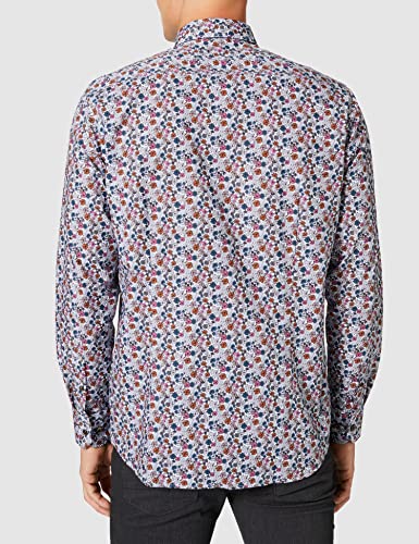 Bugatti 9350-88846 Camicia, Azzurro, XL Uomo