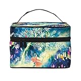 七夕の祈り 化粧ポーチ メイクボックス 化粧品収納 洗面用具ポーチ コスメポーチ 大容量 可愛い 軽量 防水 コスメぽーち 男女兼用