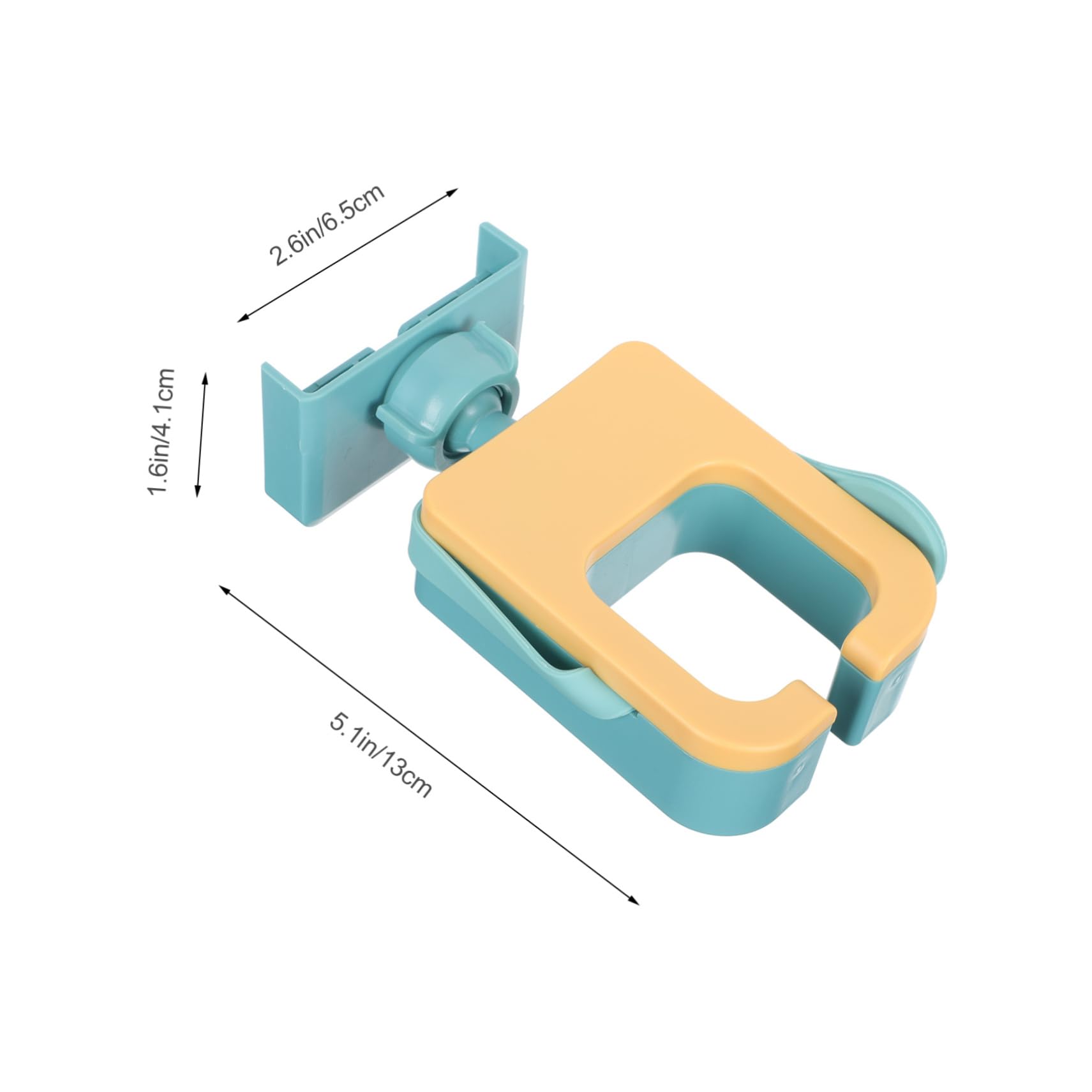 TOBBOMEY Hair Dryer Bracket Wall Hair Dryer Rack Home Wall Hanging Rack No Drilling Needed Decorative