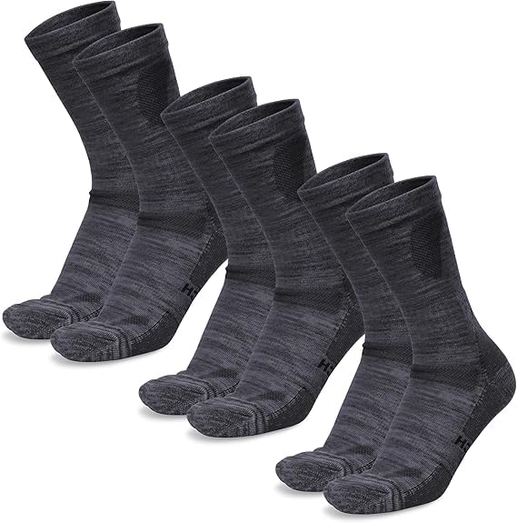 Image of Merino.tech Merino Wool Socks for Women And Men - Merino Wool Hiking Socks Crew Style