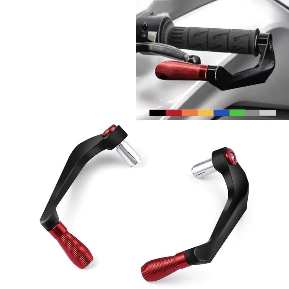IBNA Protège Mains Moto Levier De Frein Et d'embrayage De Guidon en Alliage D'aluminium CNC pour Moto Protection des Mains Accessoires De Modification(12)