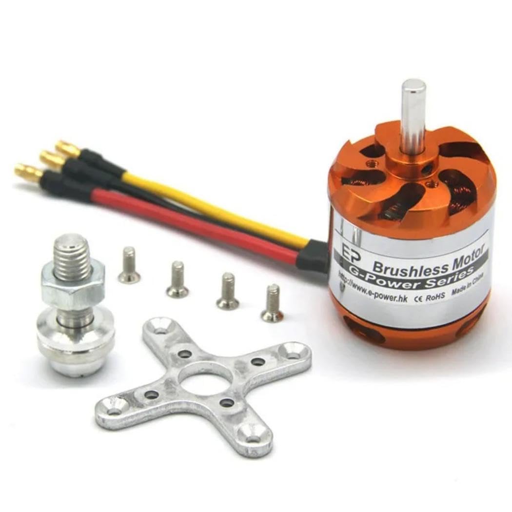 Brushless Motor D3542 2-4S Lipo 5mm Shaft RC Helicopter Fixedwing (1PC 1000KV)