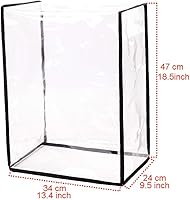 Vista 2 de Clear Kitchen Blender Dust Cover,Blender Covers Compatible with Ninja Foodi Blender,Blender Covers For kitchen Appliance Covers,Blender Cover with