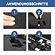 10 Stück Schaumstoff Zuschnitt 400 x 300 mm Vielseitige Schaumstoffeinlage für Werkzeug- und Kamerakoffer,Werkzeugeinlage zum selbst zuschneiden Höhe 25mm&10mm