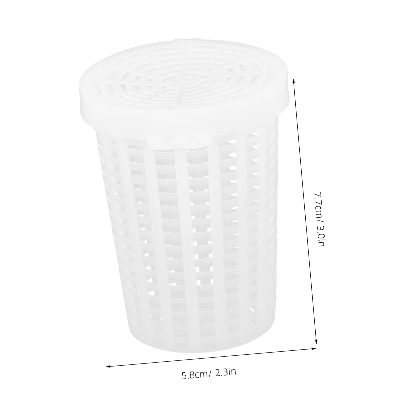 BESPORTBLE 10Pcs Fishing Bait Cage Durable Plastic Lure Holder for Outdoor Fishing Lightweight Bait Thrower Basket for Attracting Fish and Shrimp