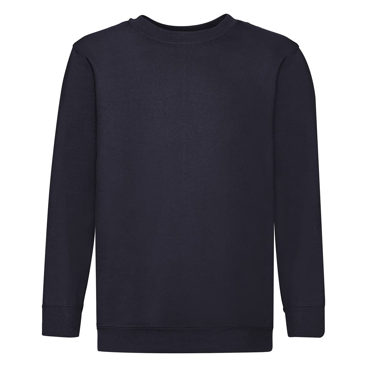 Fruit Of The Loom Deep Navy Kids Classic Set-In Sweatshirt Jumper Ss201 (9/11 Years, )