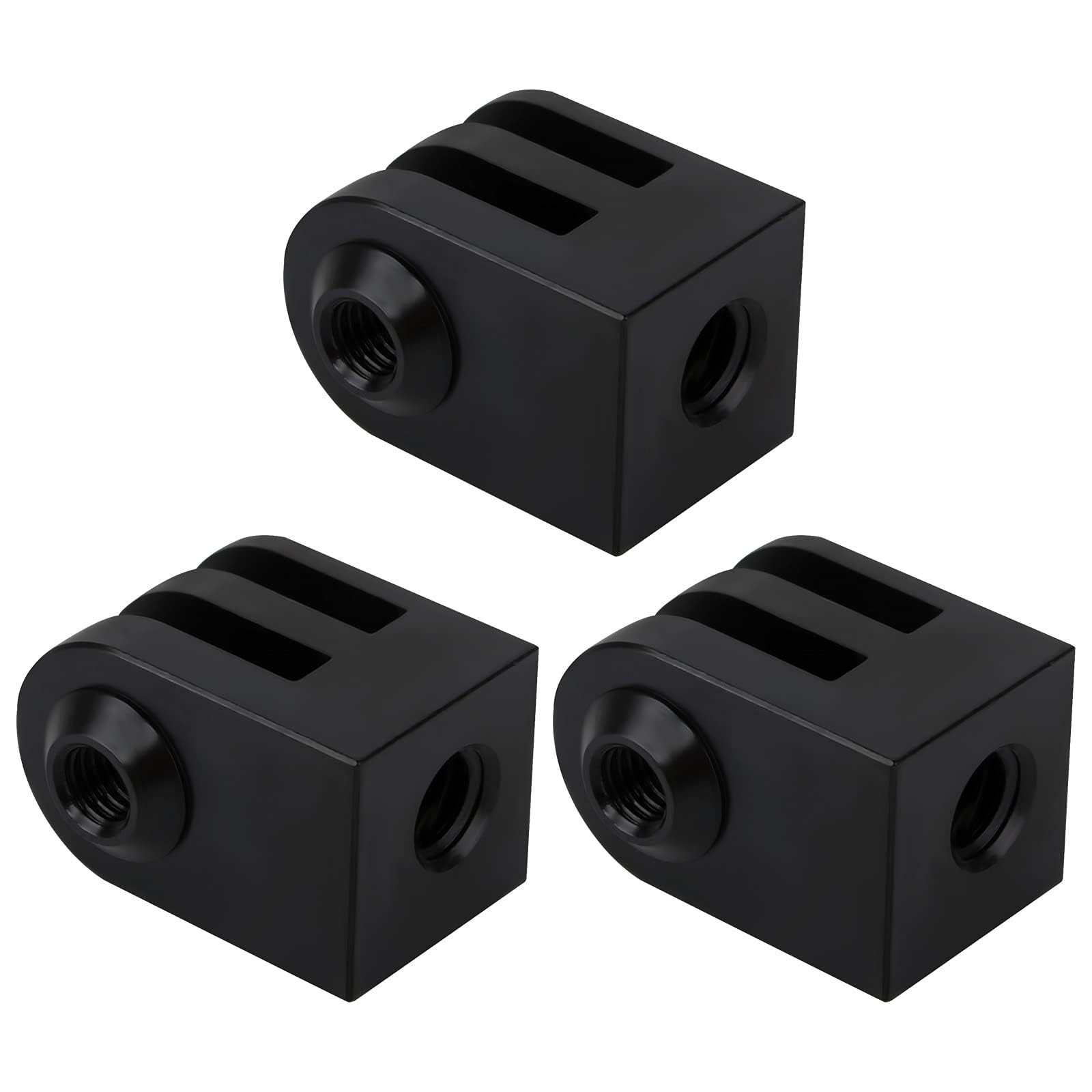 TERRIFI Aluminium Tripod Mount Adapter for GoPro - Securely Attach Your Action Camera with this 1/4 Screw Tripod Mount. Perfect for GoPro Session and Hero Models. (3 Pieces)