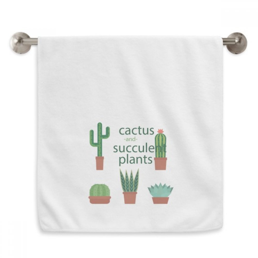 Serviette absorbante contre les irritations | Débarbouillette cactus 13x29 inch