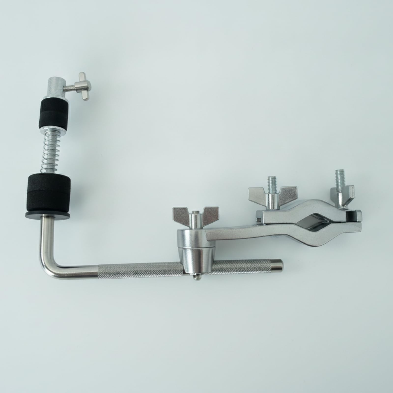 harayaa Support d'Extension pour Cymbale avec Pince Métallique et Tige Longue Moletée pour une Fixation Équipements Percussion Lors s Concerts et Studios