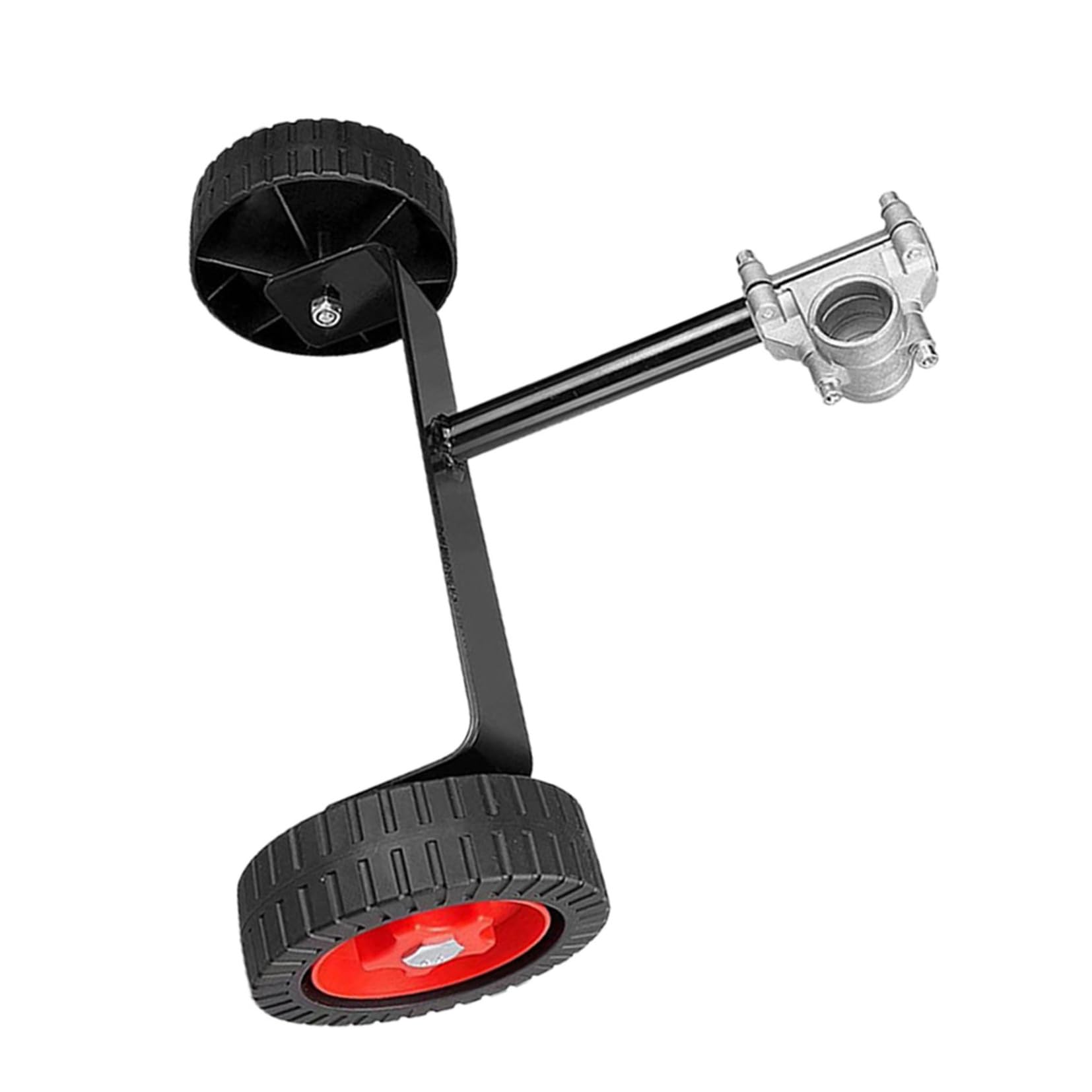 Ciieeo Rueda de Soporte y Ajustable en Altura para Recortabordes Estilo Mochila y Lateral, Accesorio de 28 Mm