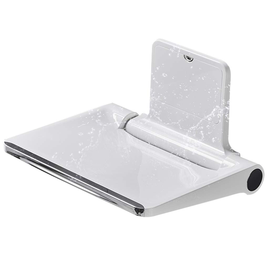Montado en la Pared Asiento de Ducha Plegable Moderno Baño Taburete de Seguridad Silla Base de Acero Inoxidable Carga de 200 kg. Ayuda de baño para Ancianos, discapacitados
