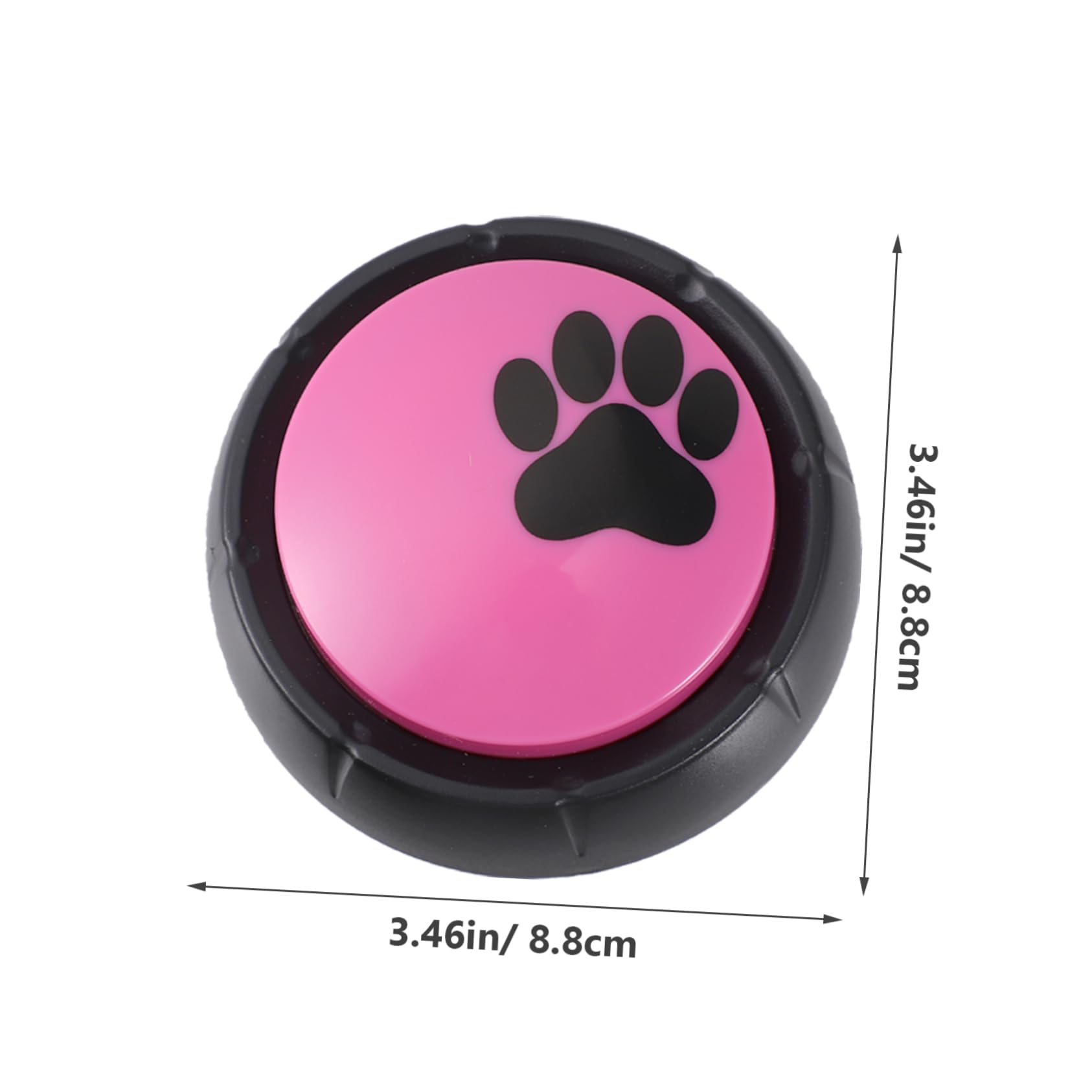 Sosoport Bottone di Comunicazione per Animali, Registrazione 4 Pezzi ABS