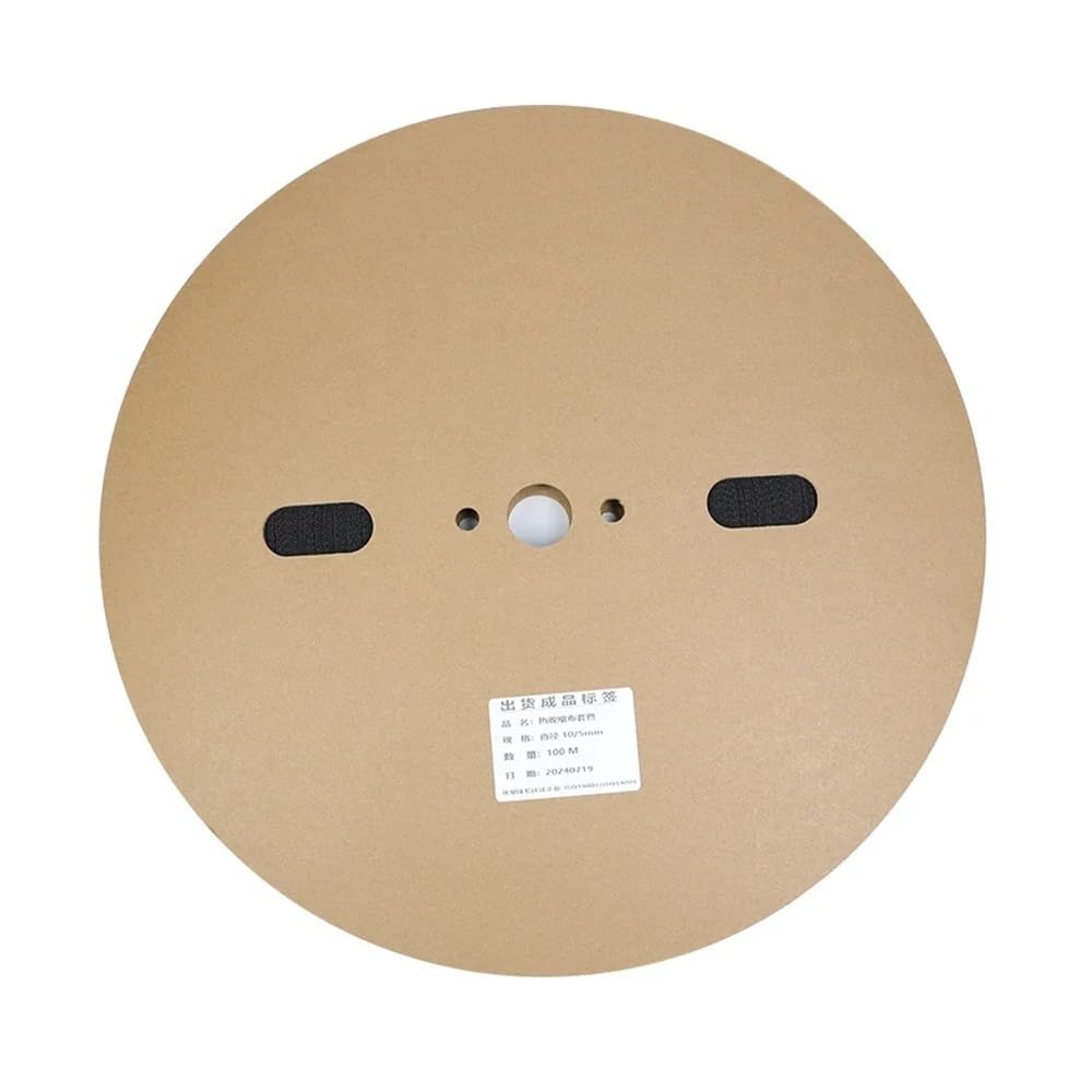 Gaine de protection tressée en PET - 1 à 50 m - Isolation ignifuge - Orange - 6 mm - 50 m