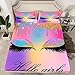 Eyelash Bed Sheet Set Eyes Pattern Design Fitted Sheet for Girls Teens Room Decor Glitter (No Glitter No Sequin) Purple Pink Colorful Bedding Set Set Queen Size Modern Simple Lovely Bed Cover 3Pcs
