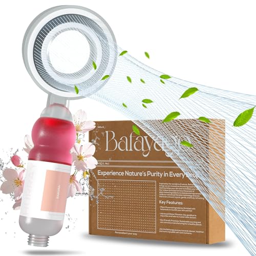Cabezal de ducha de mano filtrado aromaterapia para agua dura
