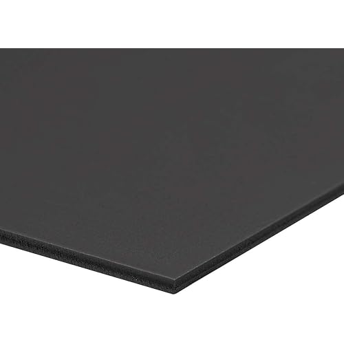 uxcell PVC Foam Sheet 3mm (1/8 Inch)-8" x 12" Black for Signage, Displays, Digital Screen Printing