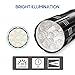 yikosam 5 Pack of Flashlights 9 LED Mini Aluminum Flashlight Bulk with Lanyard 15 AAA Batteries Included Assorted Colors Handheld Flashlights for Hurricane Supplies Camping, Night Reading, Cycling
