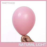 Vista 444 de PartyWoo Nude Balloons 100pcs 12 Inch Apricot Boho Fall Neutral Latex Helium Balloons for Graduation Wedding Anniversary Birthday Boy Baby Shower