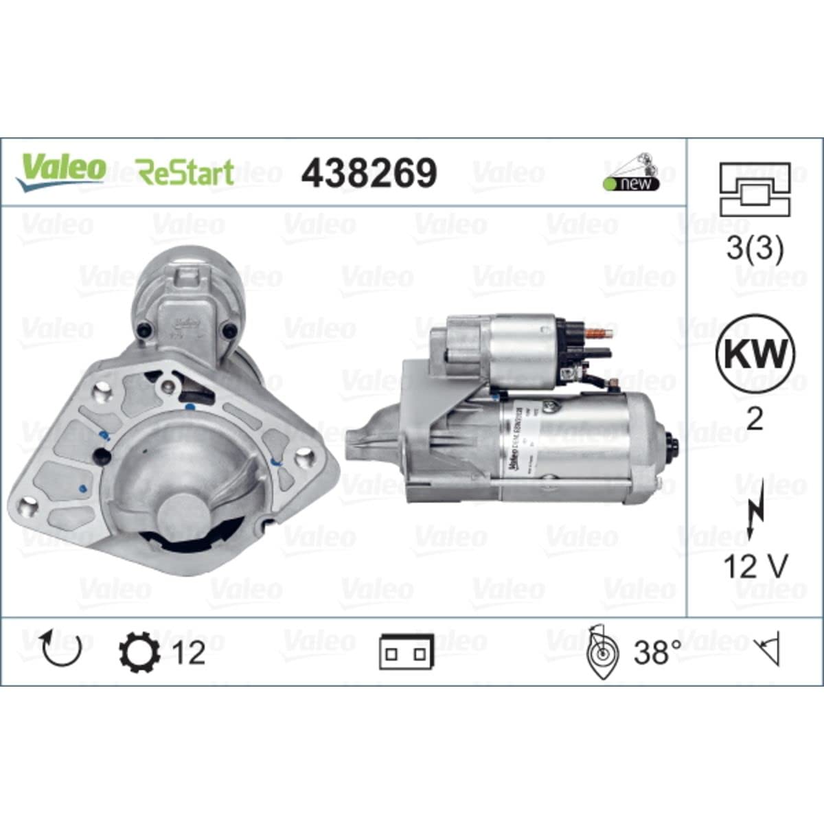 438269 VALEO Starter for NISSAN,OPEL,RENAULT,VAUXHALL