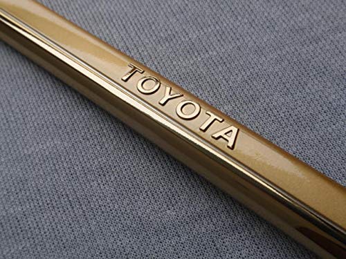 Amazon.co.jp: トヨタ純正ナンバーフレーム ゴールド加工 リア取り付け
