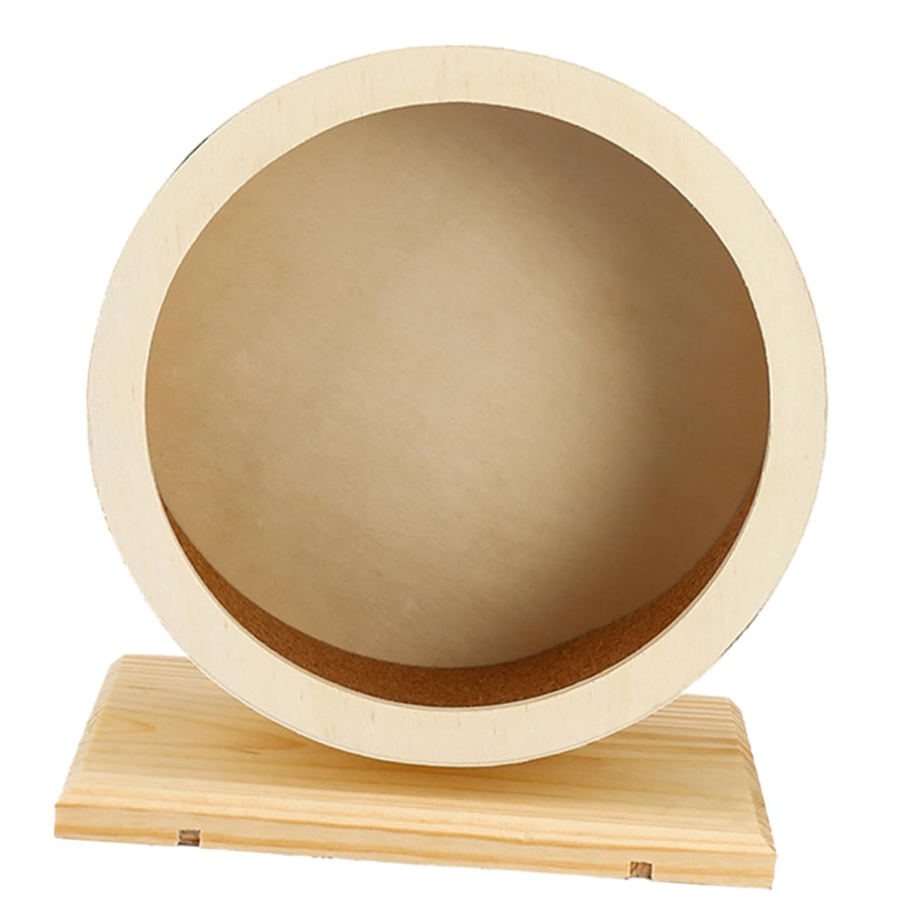 HEMOTON Wooden Hamster Wheel Silent Exercise Wheel for Small Pets Durable Running for Hamsters Mice Hedgehogs and Squirrels Present for