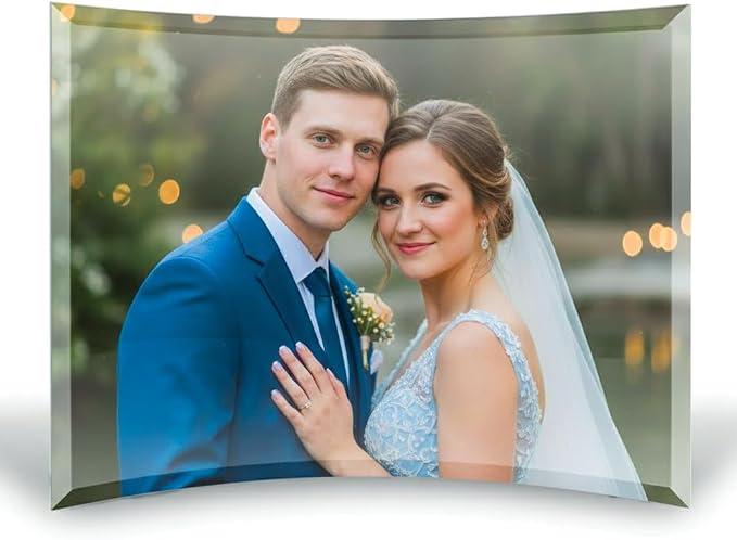 Curved Glass Photo Prints Personalized