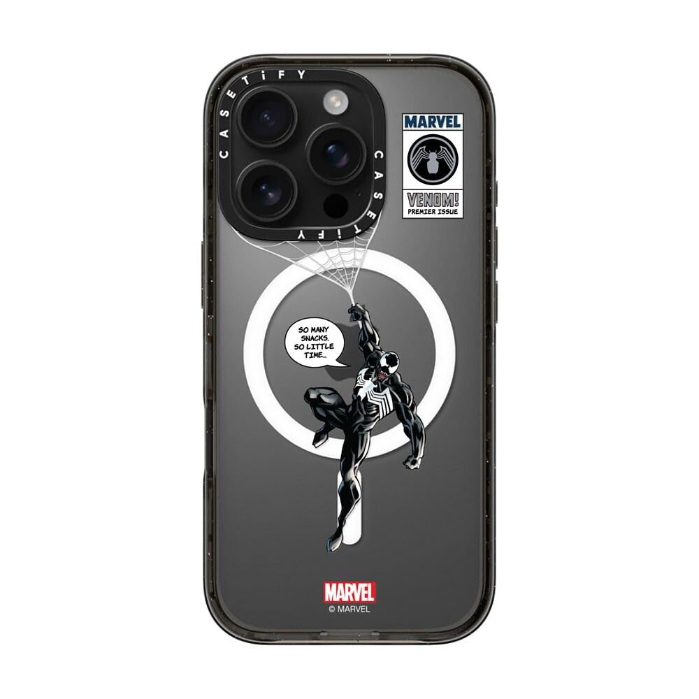 CASETiFY ヴェノム　iphone16pro ケースティファイ　マーベル Amazon.com: CASETiFY Impact iPhone 16 Pro Case [Spider-Man Co-Lab