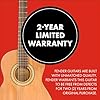 Best Fender Acoustic Guitar for Beginners : Top 5 Review and Buyer's Guide 17 Fender FA-25N 3/4 Size Nylon String Acoustic Guitar, Beginner Guitar, with 2-Year Warranty, Perfect Beginner Guitar for Kids that is Easy on Fingers, Includes 3 Months of Free Lessons, Natural #4