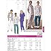 Kwik Sew K2807 Scrubs Sewing Pattern, Size XS-S-M-L-XL