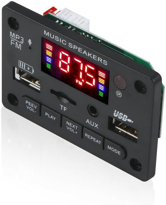 Wireless Bluetooth 5.0 MP3 Decoding Board Module Car Stereo With Remote Control New image 4