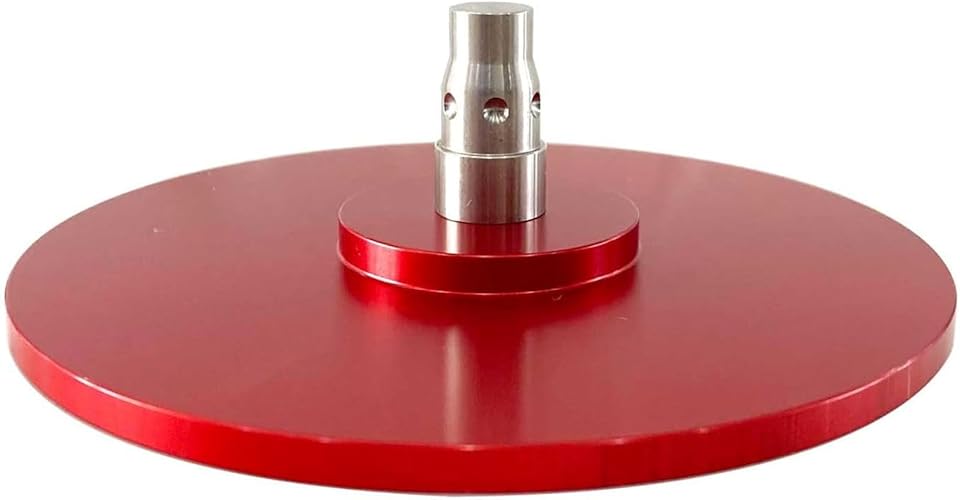 EBIEFLY Large Air Quick Connector Vacuum Vac U Lock Machine Attachments Suction Cup Reciprocating Saw Adapter Prevent Rotation Sawzall Smooth Aluminum Alloy 12cm/4.7in (Red Large) - Red Large