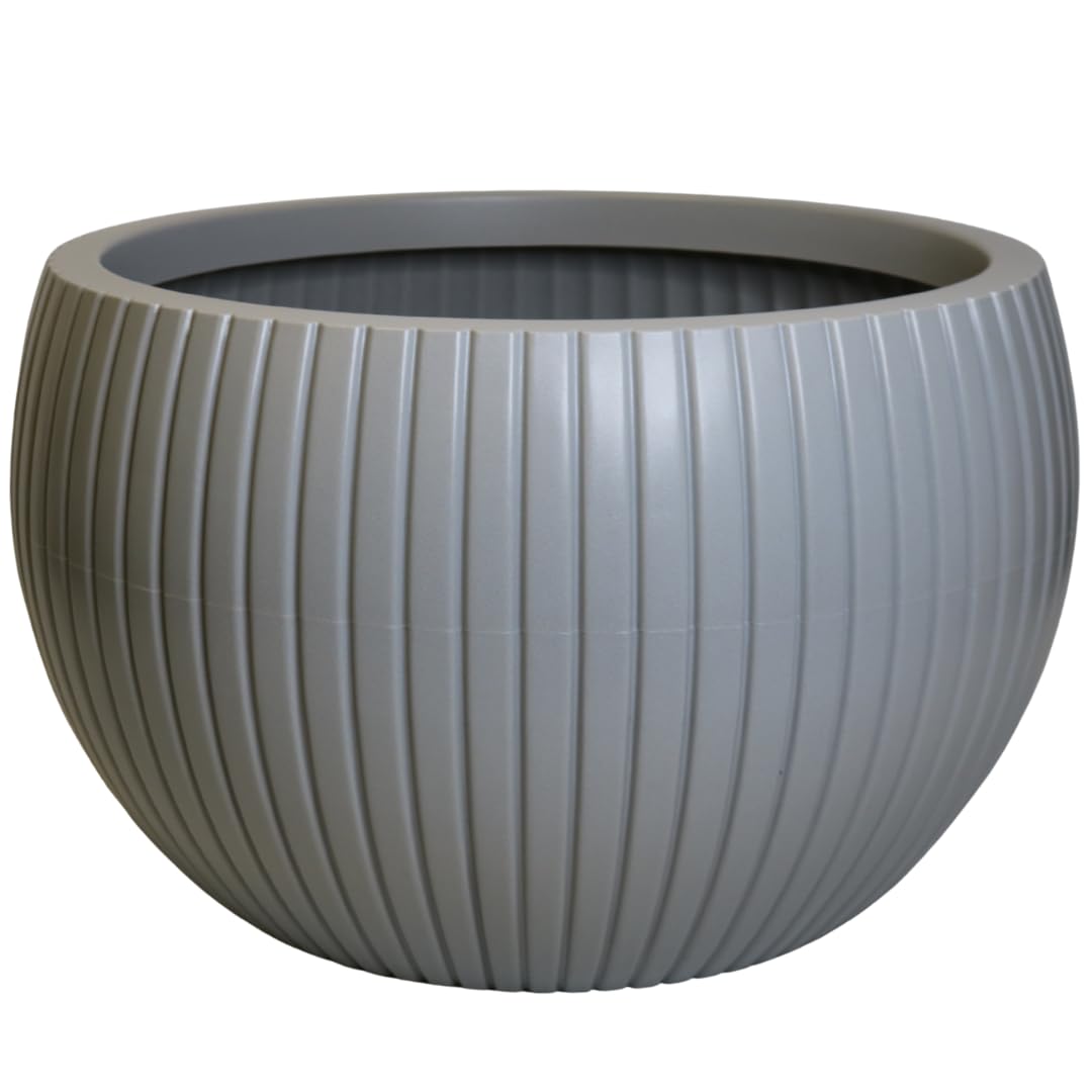Trifibre Large Outdoor Planter 83Cm 175L Rotomoulded Heavy Duty Plastic Plant PotWindsor Concrete from B&Q