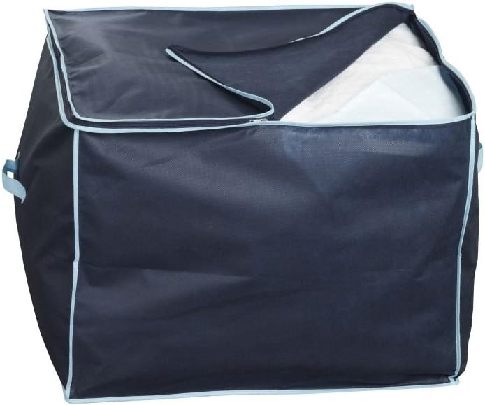 Jumbo Bag In Marine With Blue Trim