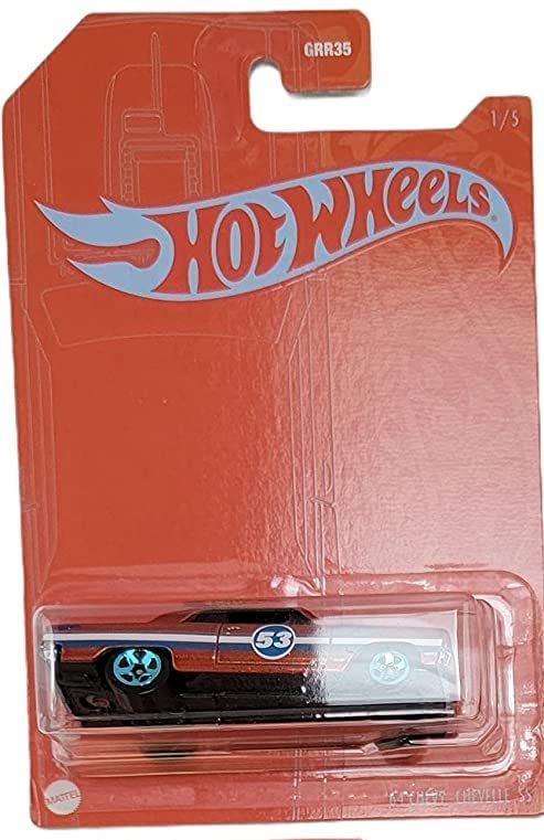 Amazon.com: Hot Wheels 53rd Anniversary Blue and Orange Set